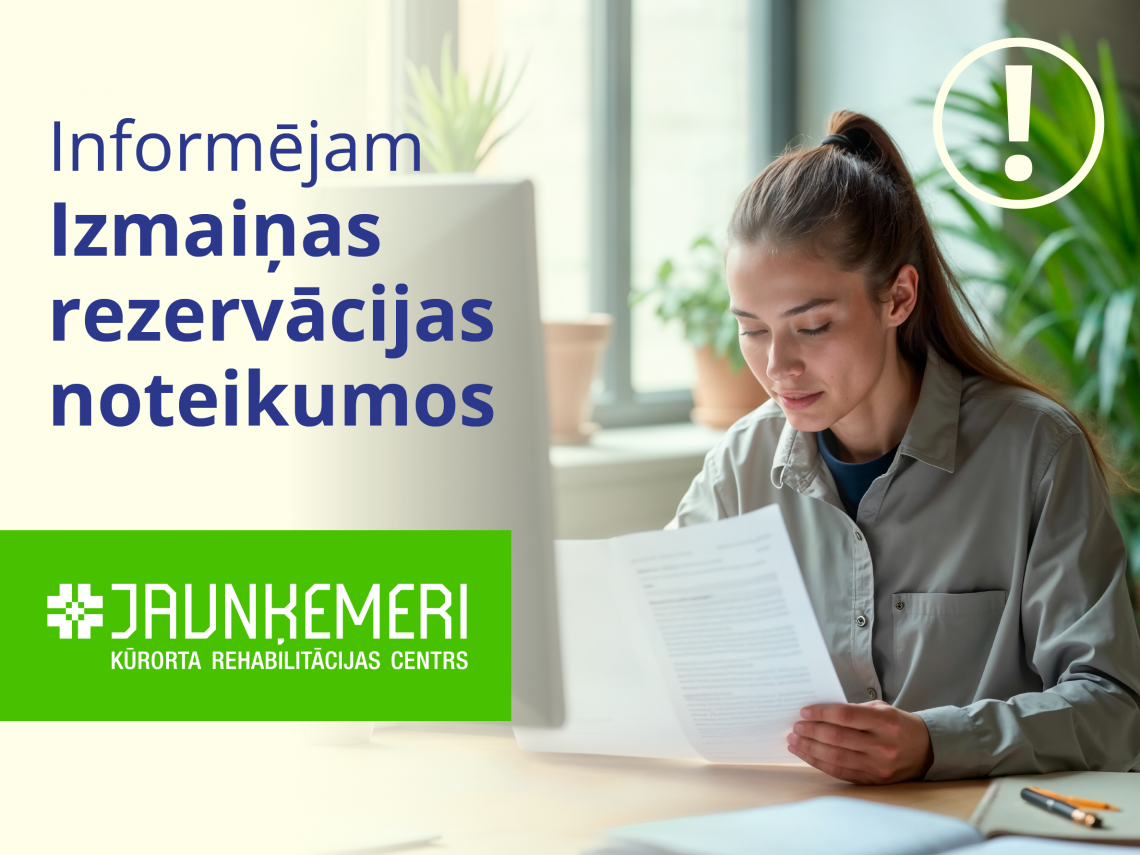 Izmaiņas rezervācijas noteikumos